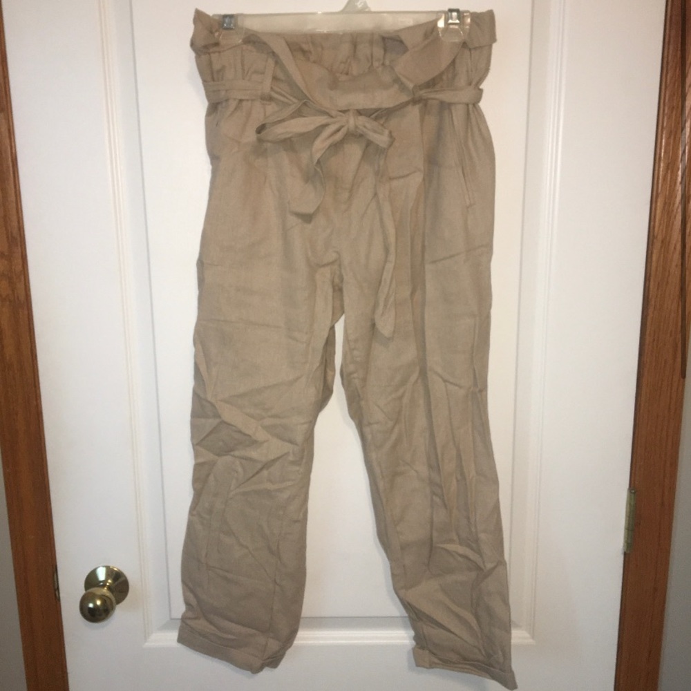 Urban planet tan tie pants!